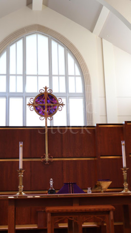 Lenten Altar with Cross