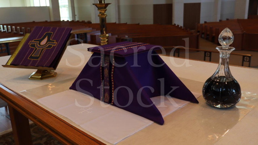 Lenten Altar - Close Up