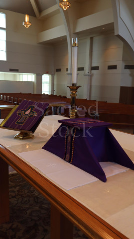 Lenten Altar - Close Up (Portrait)