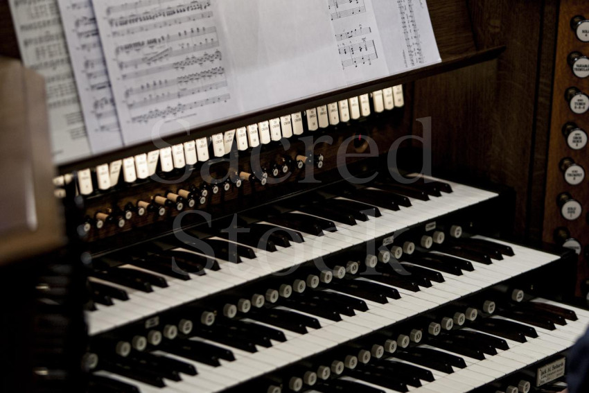 Organ with music