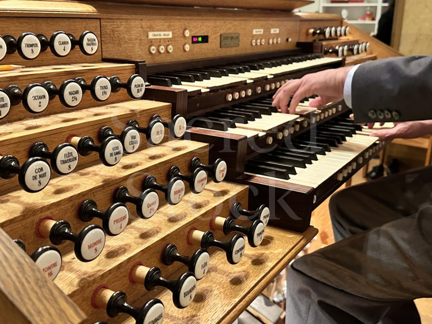 Organ with stops 3